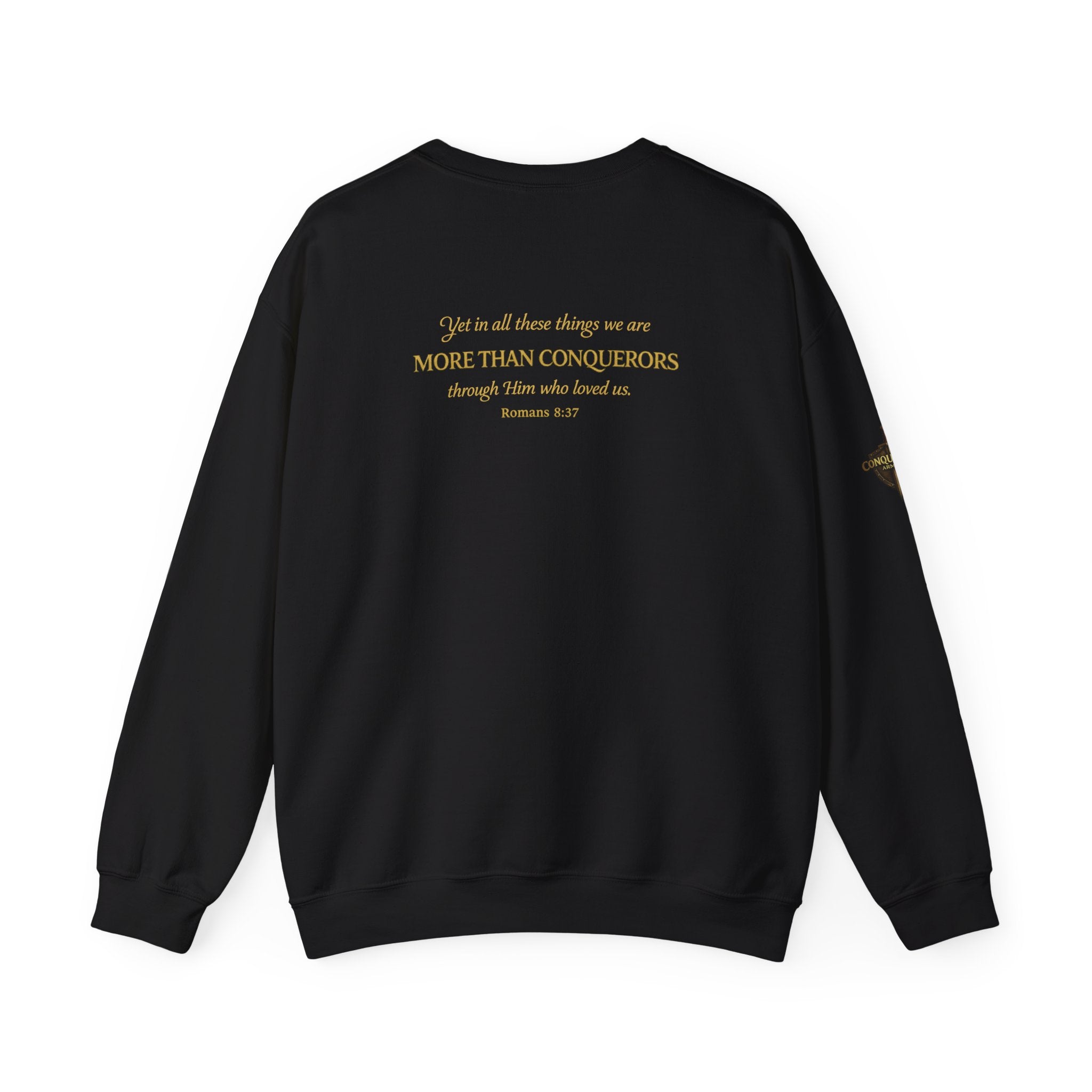 More Than Conqueror Sweatshirt — Inspirational Christian Crewneck